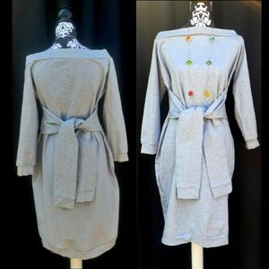 Grey Cotton Dress
